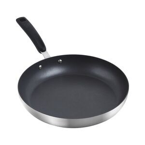 Dash Zakarian 12In Trupro Stainless Steel Fry Pan, Black